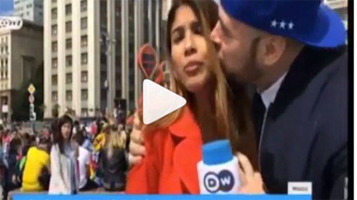 Foto-foto Julieth Gonzalez Theran, Reporter Cantik yang Dilecehkan Saat Live Report Piala Dunia 2018