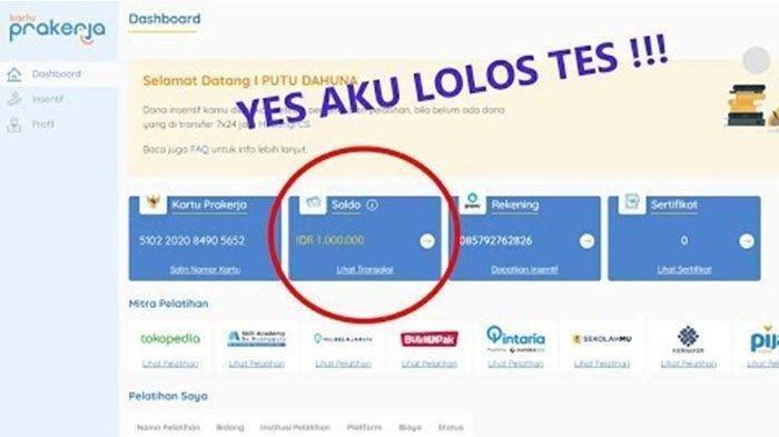 Bocoran Soal Tes Prakerja Gelombang 11, Login prakerja go id Dashboard Berikut Panduan Tata Caranya