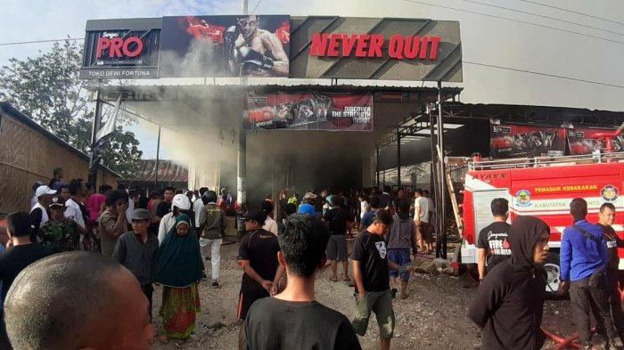 Kebakaran di Balandangan Jeneponto Diduga Akibat Korsleting Listrik