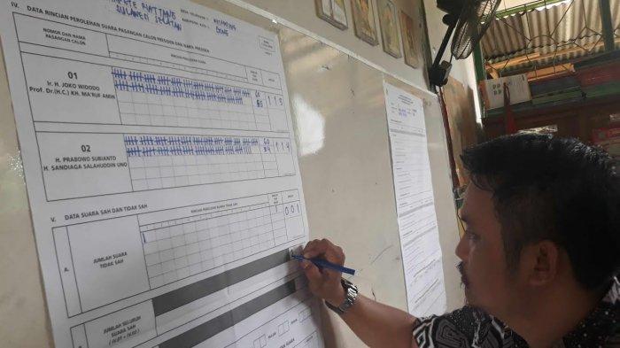 Di TPS Bupati Bone, Jokowi Unggul 1 Suara atas Prabowo