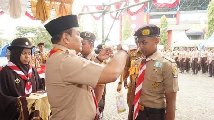 Fahsar Buka LKP2 Kwartir Cabang Gerakan Pramuka Bone