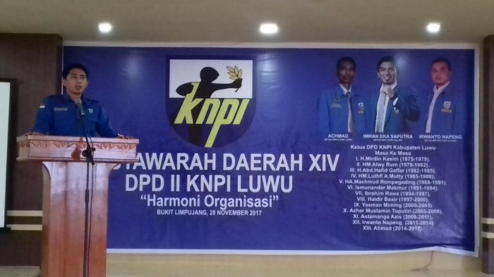 Imran Eka Saputra Buka Musda XIV DPD II KNPI Luwu, Ini Pesannya