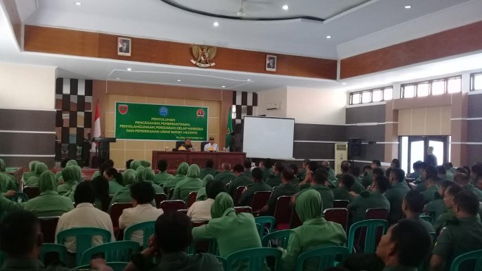 430 Pasukan Kodim 1403 Sawerigading Dicekoki Materi Pencegahan Narkoba