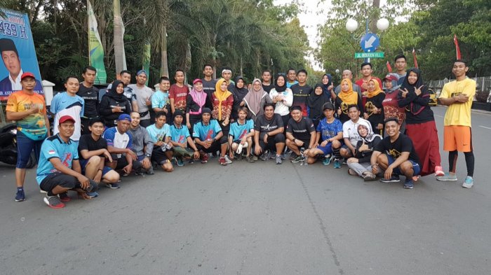 Chaidir Syam Cs Berlari Sembari Kumpul Dana untuk Korban Gempa Lombok