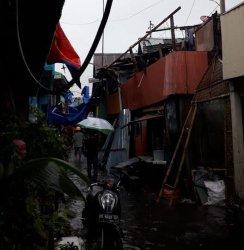 Angin Puting Beliung Rusak 46 Rumah di Makassar