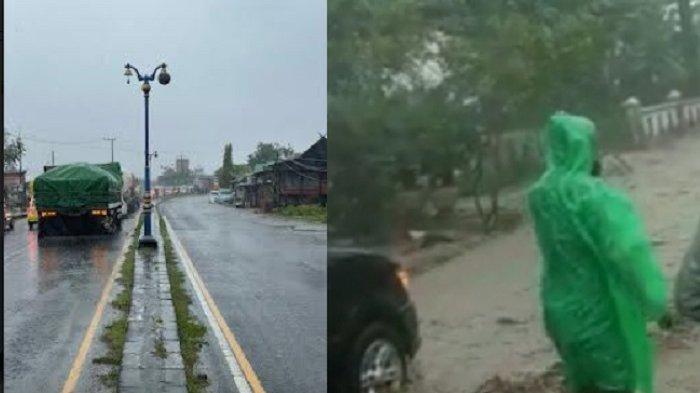 Jalan Digenangi Air, Macet Panjang di Poros Perbatasan Parepare - Barru