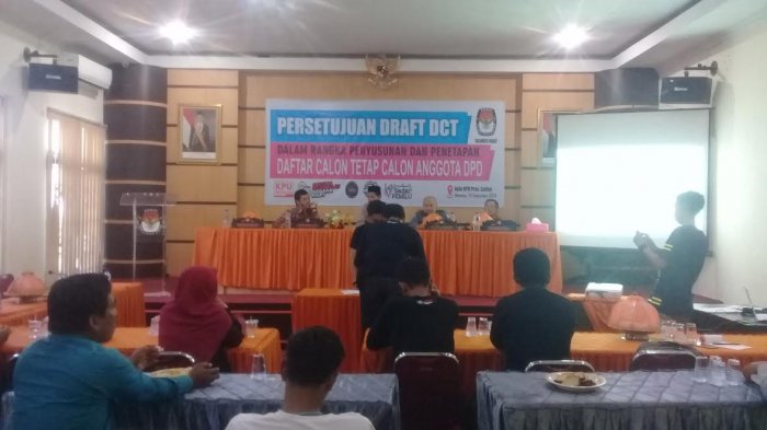 Rampung, DCT Calon Senator Sulbar Segera Dikirim ke KPU RI
