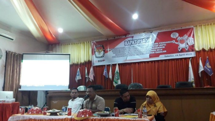 KPUD Takalar Tetapkan DPT untuk Pilgub Sulsel 2018, Ini Rinciannya