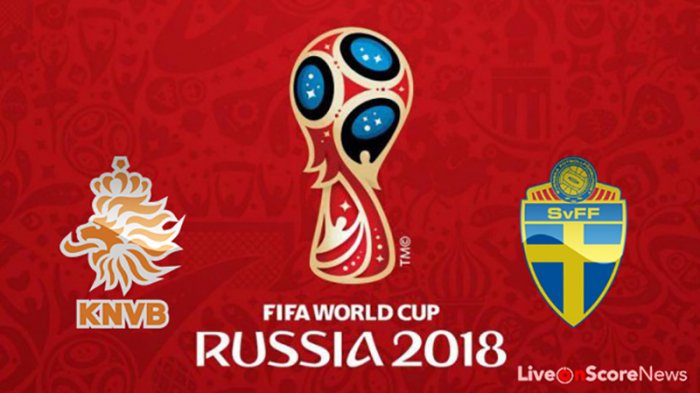 Live Streaming Belanda Vs Swedia atau Netherlands vs Sweden, Kick Off 01:45, Skor Minimal 7-0