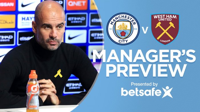 Link Live Manchester City vs West Ham, Susunan Pemain dan Debut 3  Poin David Moyes?