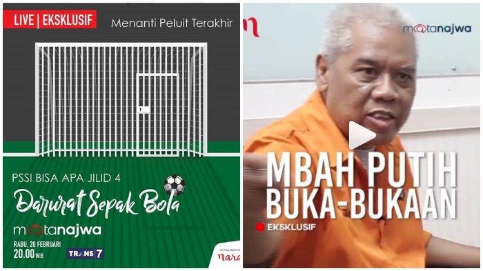 Siapa IB, JR, YN Pengurus PSSI Disebut Terlibat Pengaturan Skor, Diungkap Mata Najwa