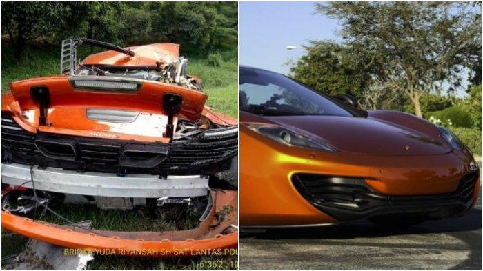 Sosok Pengendara Mobil Mewah McLaren MP4-12C yang Kecelakaan di  Tol Jagorawi, Mobil Milik Bank Ini