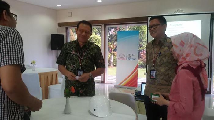 Manajemen PT TMMIN Sambut Jurnalis di Pabrik Toyota Karawang Plant