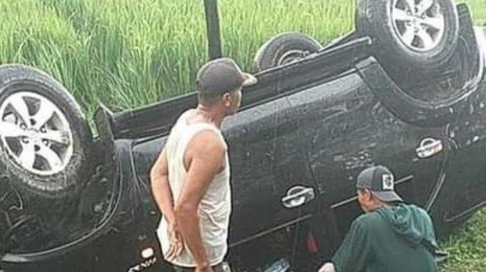 Mobil Fortuner Alami Kecelakaan Tunggal di Bone, Satu Orang Meninggal Dunia