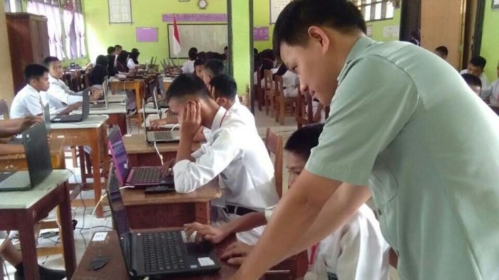 Gunakan 90 Komputer, Pelaksanaan UAMBN-BK di MTSN 1 Enrekang Berjalan Lancar