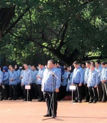Kepala Pusat Bantuan Hukum Unhas Jadi Komandan Upacara Hardiknas