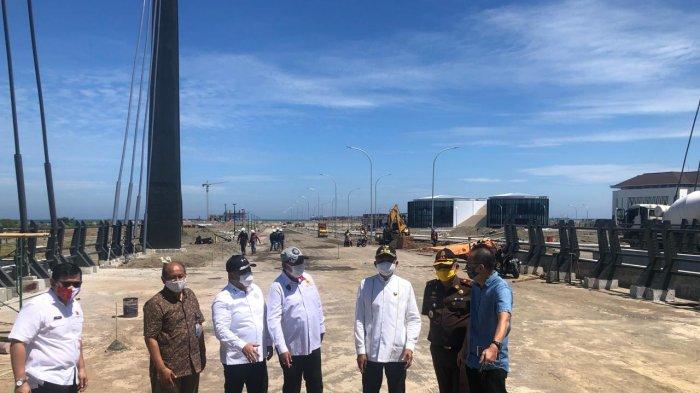 Gubernur Nurdin Abdullah Bareng Kejati dan Kepala BPN Tinjau Lahan Pemprov di CPI