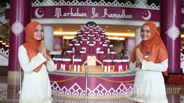 FOTO: Ornamen Masjid 99 Kubah Mejeng di Hotel Clarion