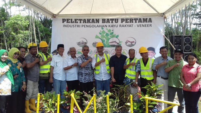 Pabrik Pengolahan Kayu Rakyat Mulai Dibangun di Tomoni Luwu Timur, Ini Tujuannya