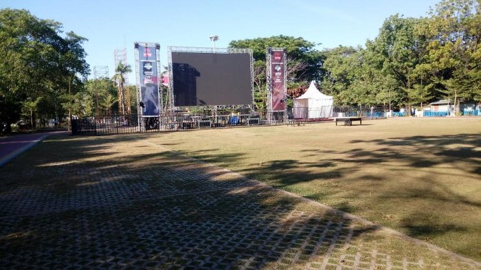 Ada Layar Raksasa di Lokasi Nobar Arema vs PSM di Taman Pakui Sayang Plus Hadiah Ponsel