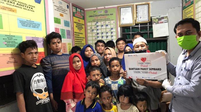 Panti Asuhan Ma’ Arifah Dapat Paket Sembako dari Donatur Program Tribuners Peduli