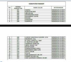 22 Calon Panwas Pangkep Lolos Seleksi Berkas