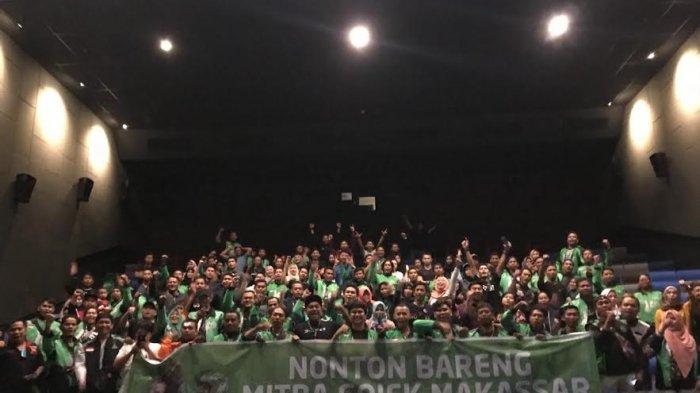 GoJek Ajak Mitra Driver Makassar Nobar Keluarga Cemara