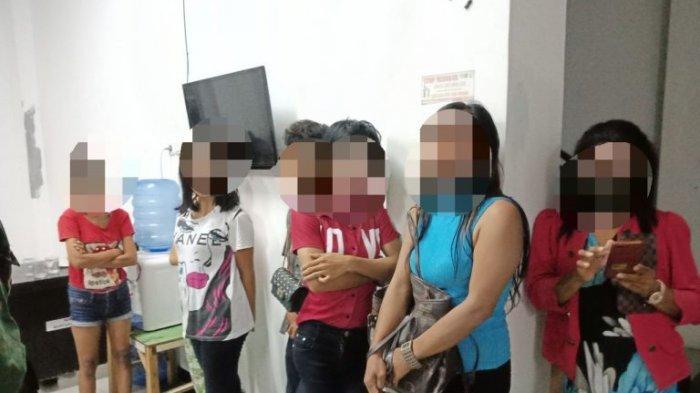 Mangkal di Terminal, PSK, Waria dan Anak di Bawah Umur Isap Lem Fox Diamankan Polisi