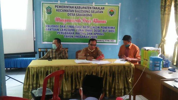 Pemdes Sawakung Takalar Musyawarahkan Data Penerima BLT-DD