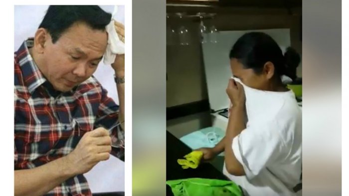 Video Pembantu Rumah Tangga Menangis di Dapur Usai Ahok Divonis, Coba Ditenangkan tapi Tak Berhasil