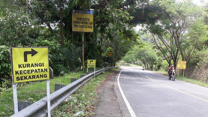 Tikungan di Jatie Poros Sinjai-Bulukumba Butuh Lampu Lalu Lintas