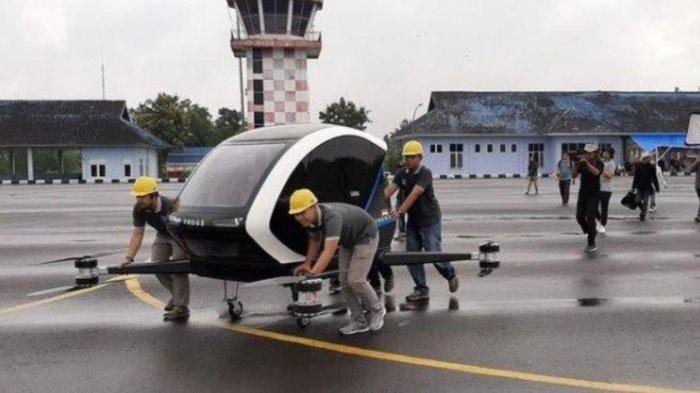 Pertama di Indonesia, Simak Fakta Taxi Drone Frogs 282 Buatan Start Up asal Bantul Yogyakarta
