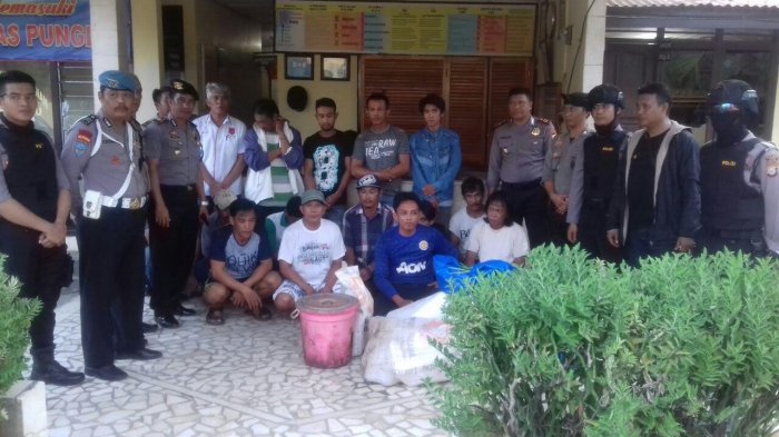 Pesta Ballo di Pinggir Empang, Polsek Lau Amankan 13 Pelaku