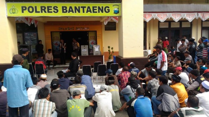 Pimpin Apel Pengamanan TPS, Kapolres Bantaeng: Laporkan Kalau Ada Polisi Tidak Netral