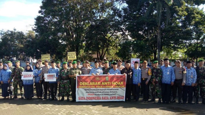 Sambut Pilkada Serentak 2018, Polres Takalar Deklarasi Damai dan Anti Hoax