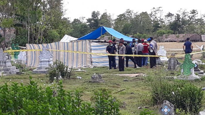 Polres Bone Bongkar Makam Warga Cina