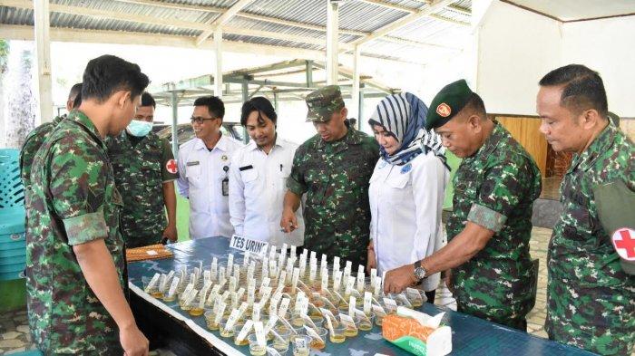 120 Prajurit Kodim Polmas Tes Urin