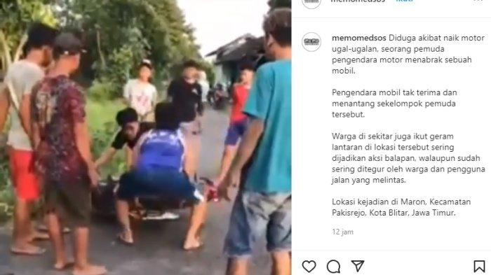 Video Pengendara Mobil Ngamuk dan Banting Motor Pemuda di Jalan, Alasan Warga Tak Membela Pemotor