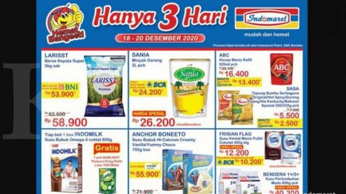Katalog Promo Indomaret Minggu 20 Desember 2020: Belanja Hemat di Akhir Pekan, Beli 2 Gratis 1