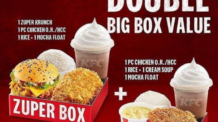 Wow KFC Promo Hanya Rp 65 ribu Sudah Dapat Double Big Box