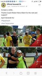 Hengkang dari PSM Makassar, Robert Rene Alberts Terpantau Berada di Sarawak FA