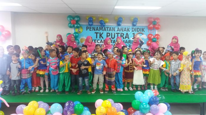 TK Putra I Makassar Gelar Penamatan 80 Anak Didiknya