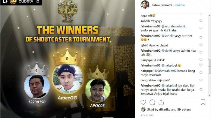 TRIBUNWIKI: Jadi Juara di Turnamen Internasional PUBG Cube TV, Ini Profil Alumni UIN Fahmi