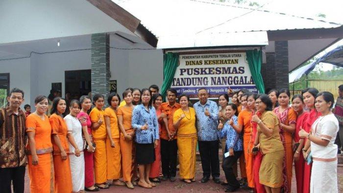 Bupati Kalatiku Resmikan Puskesmas Tandung Nanggala Toraja Utara
