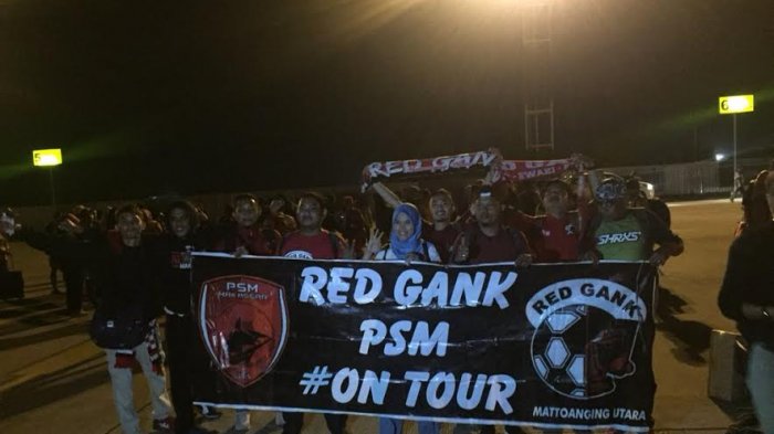 Red Gank Siap Beri Dukungan untuk PSM Makassar di Banjarmasin