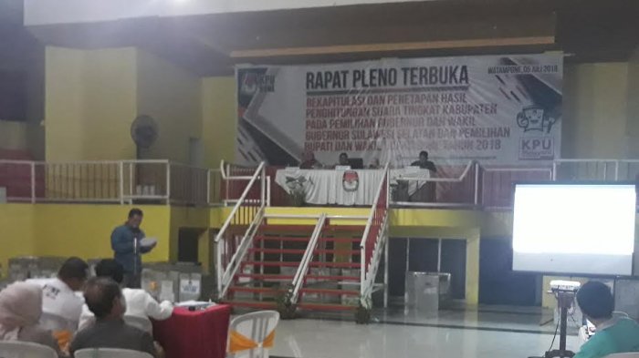 Rekap KPU Bone Selesai, NH Raih Suara Terbanyak Disusul Prof Andalan