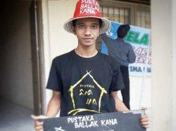 TRIBUNWIKI: Profil Nur Awaluddin Tanwir Relawan Pustaka 'Ballak Kana' Jeneponto