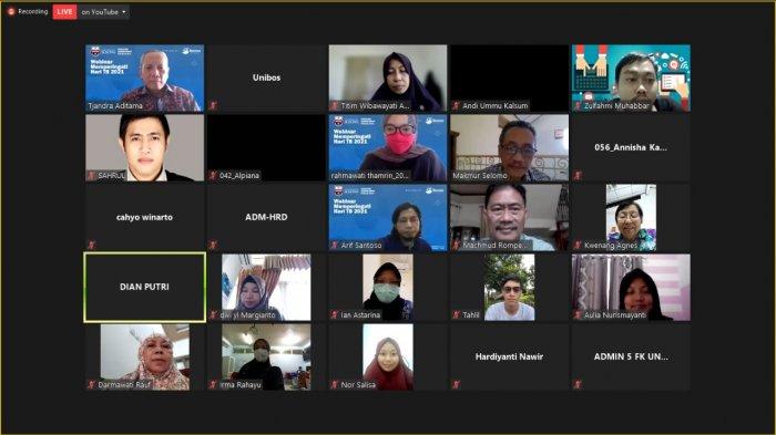 Peringati Hari Tuberculosis 2021, FK Unibos Gelar Webinar, Hadirkan Dua Pakar