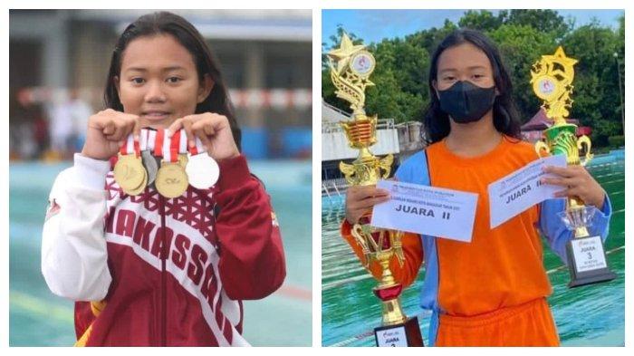 Hebatnya Siswi MTsN 1 Makassar Ola! Peraih Perak PON Papua 2021, Sejak TK Sudah Raih Juara Renang