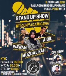 Rayakan Anniversary ke-4, Komunitas Stand Up Indo Pinrang Undang Musdalifah